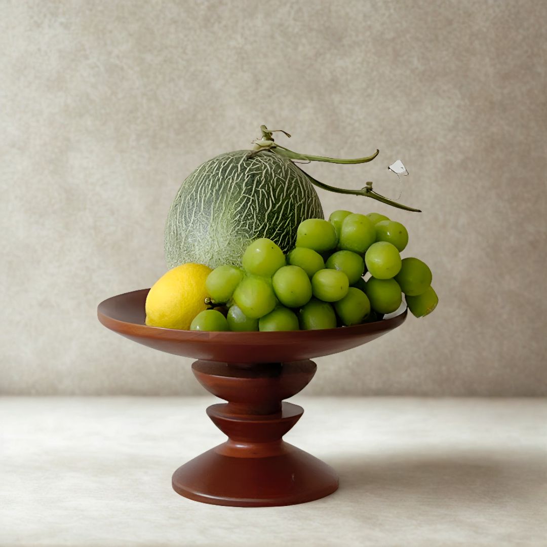 Rustic Elegance Pedestal Tray