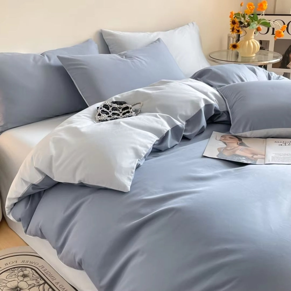 Lustova Cotton Quilt Cover | 3pcs Set