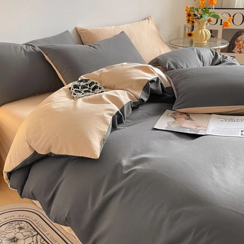 Lustova Cotton Quilt Cover | 3pcs Set