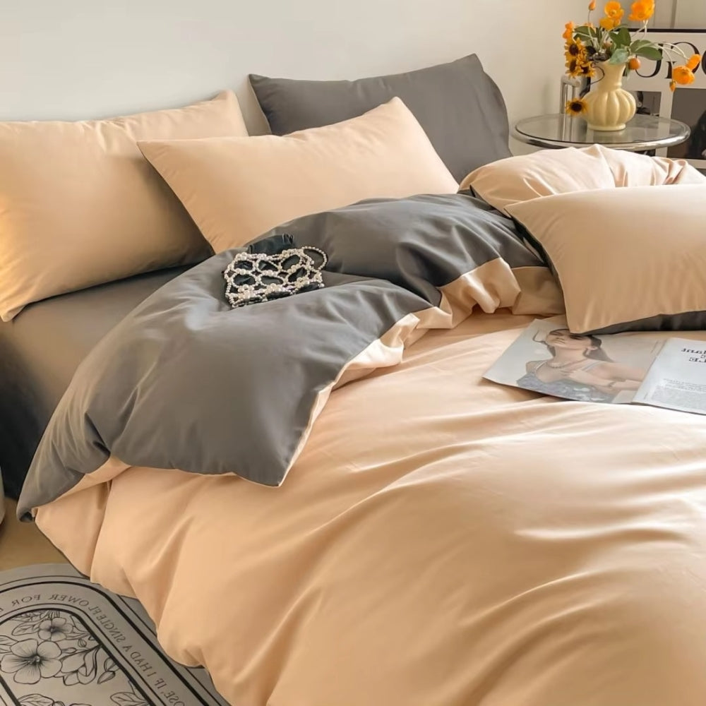 Lustova Cotton Quilt Cover | 3pcs Set