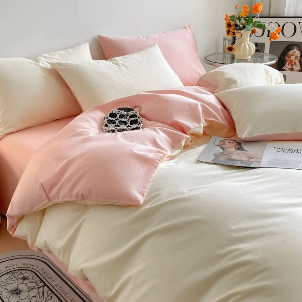 Lustova Cotton Quilt Cover | 3pcs Set