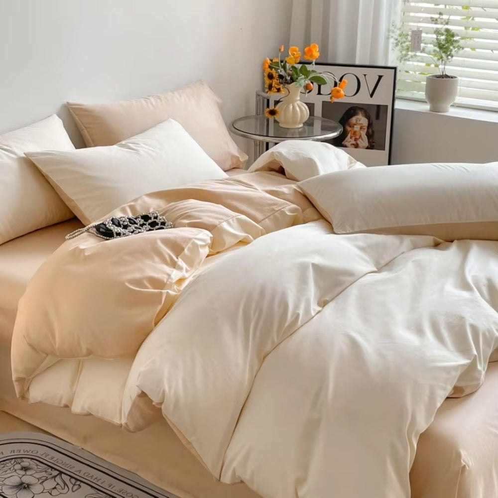 Lustova Cotton Quilt Cover | 3pcs Set