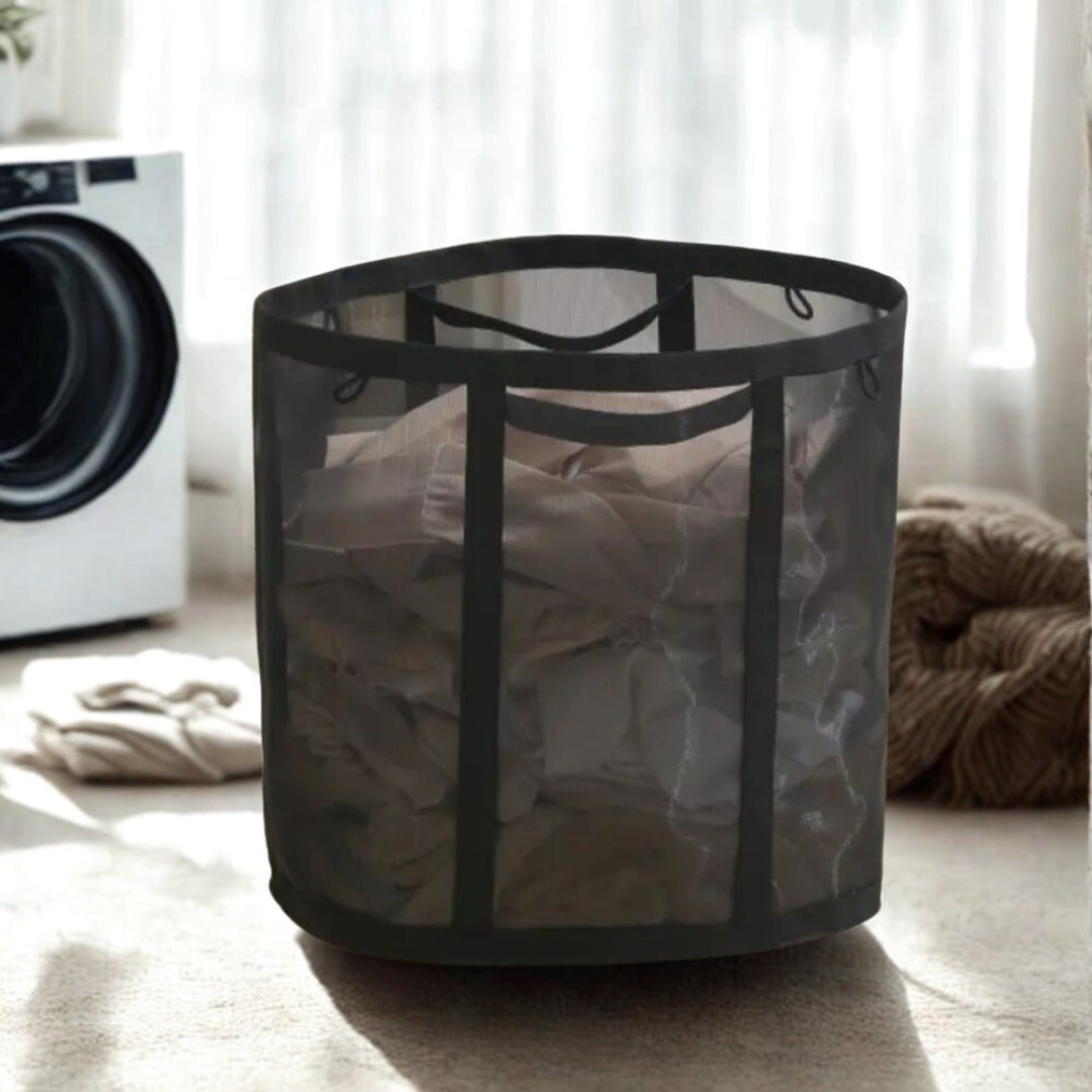 Foldable Mesh Laundry Basket