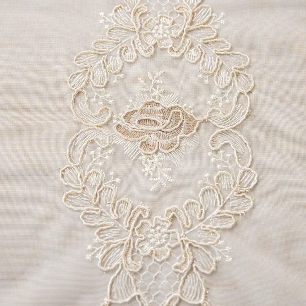 Elyvia Embroidered Classic Sheer Lace Curtain
