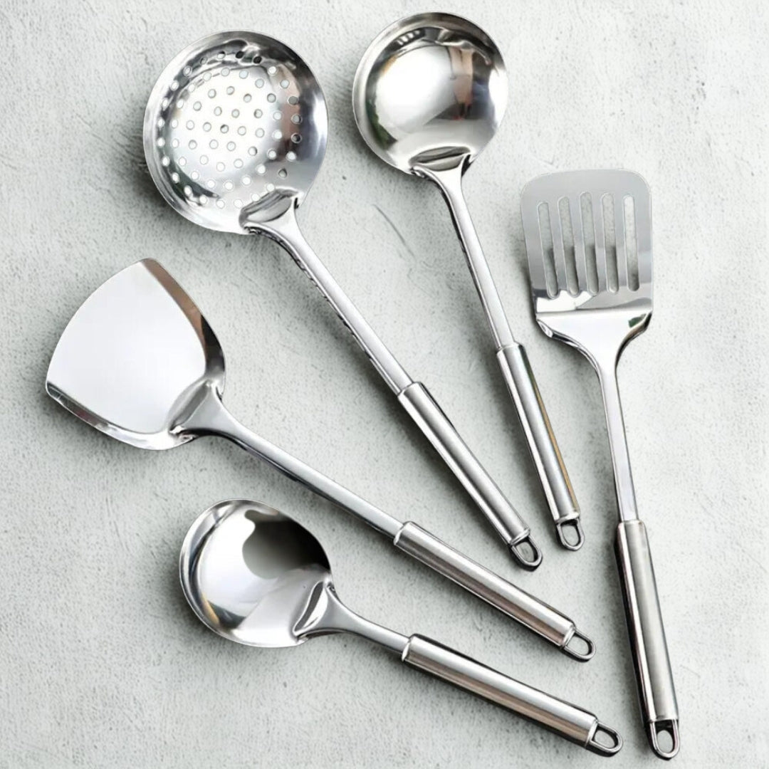 Premium Stainless Steel Cooking Utensils | 5pcs Set