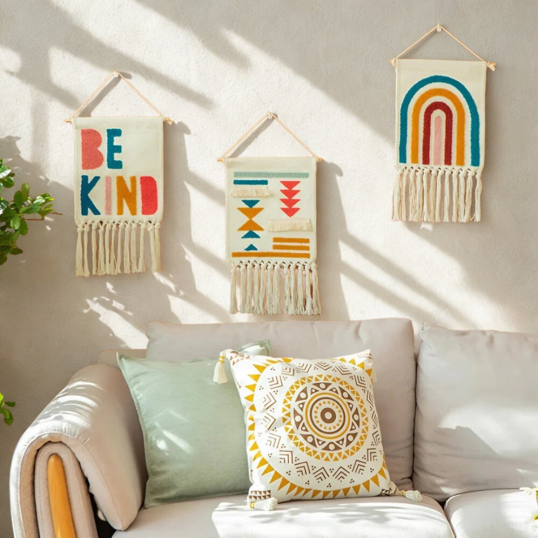 Colourful Fringe Tapestry Decor