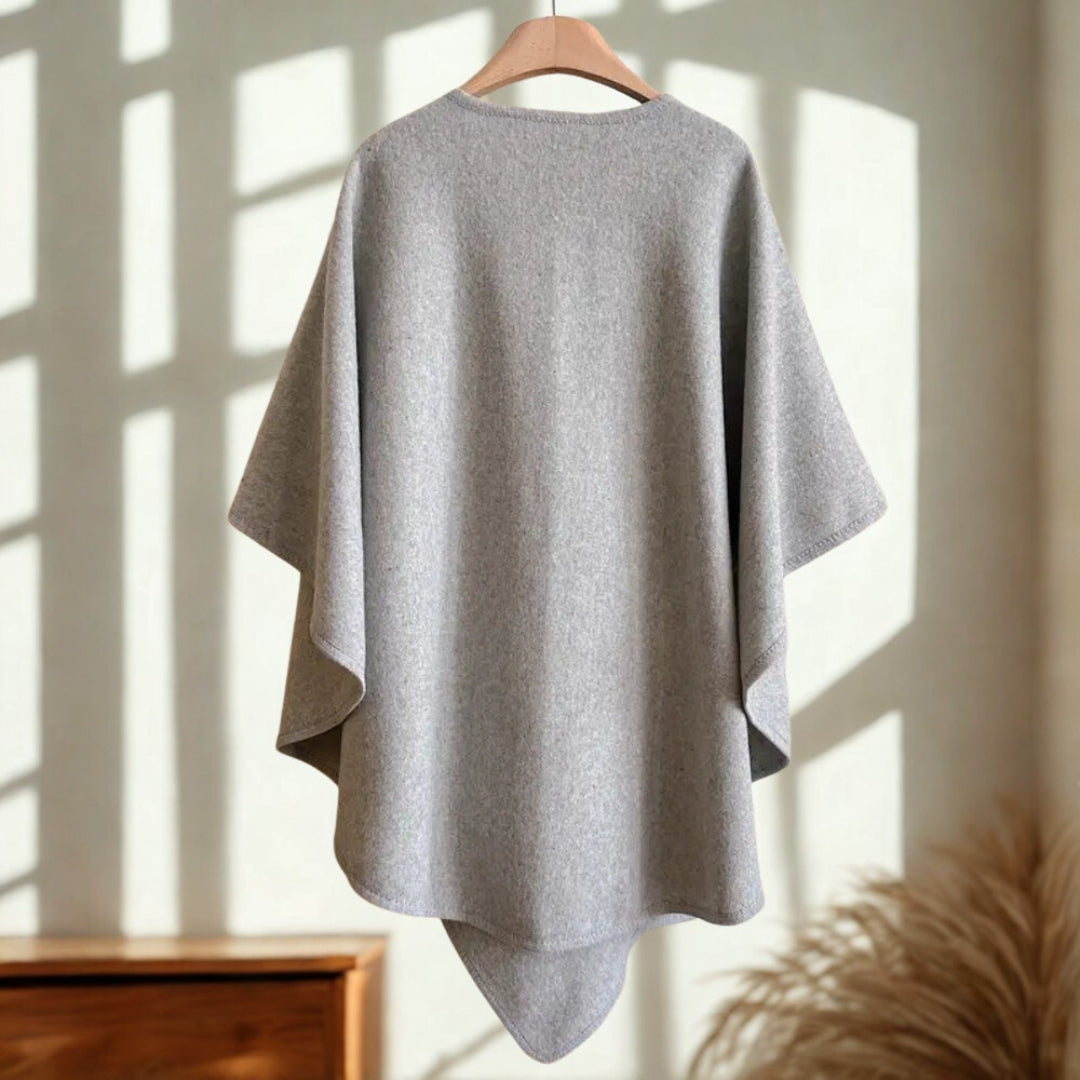 Luxurious Poncho Windproof Shawl Coat