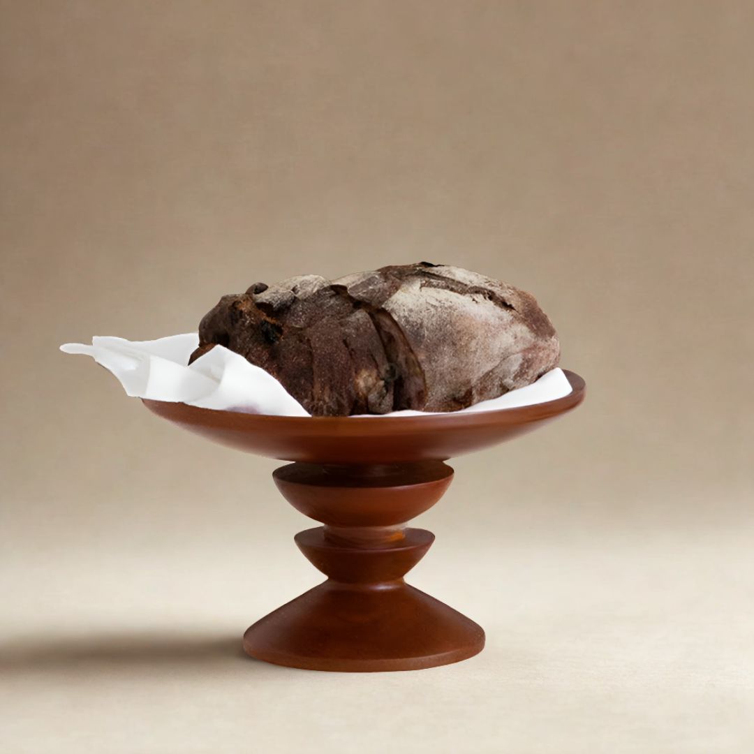 Rustic Elegance Pedestal Tray