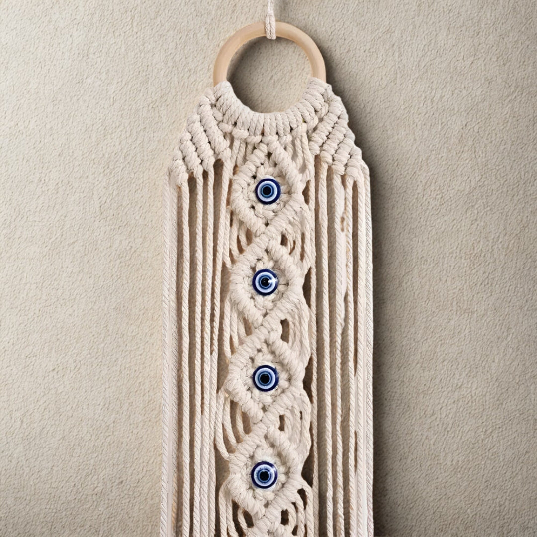 Eye-Beads Bohemian Macrame Wall Decor