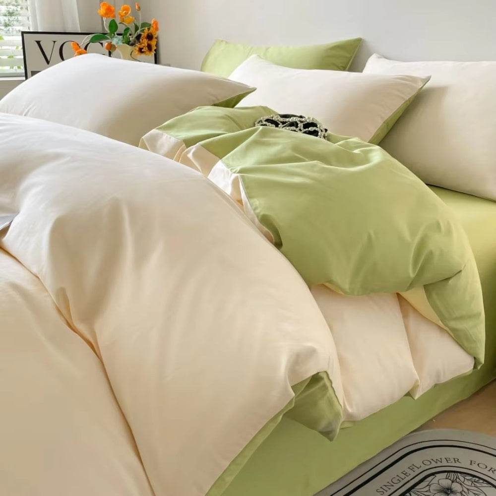 Lustova Cotton Quilt Cover | 3pcs Set