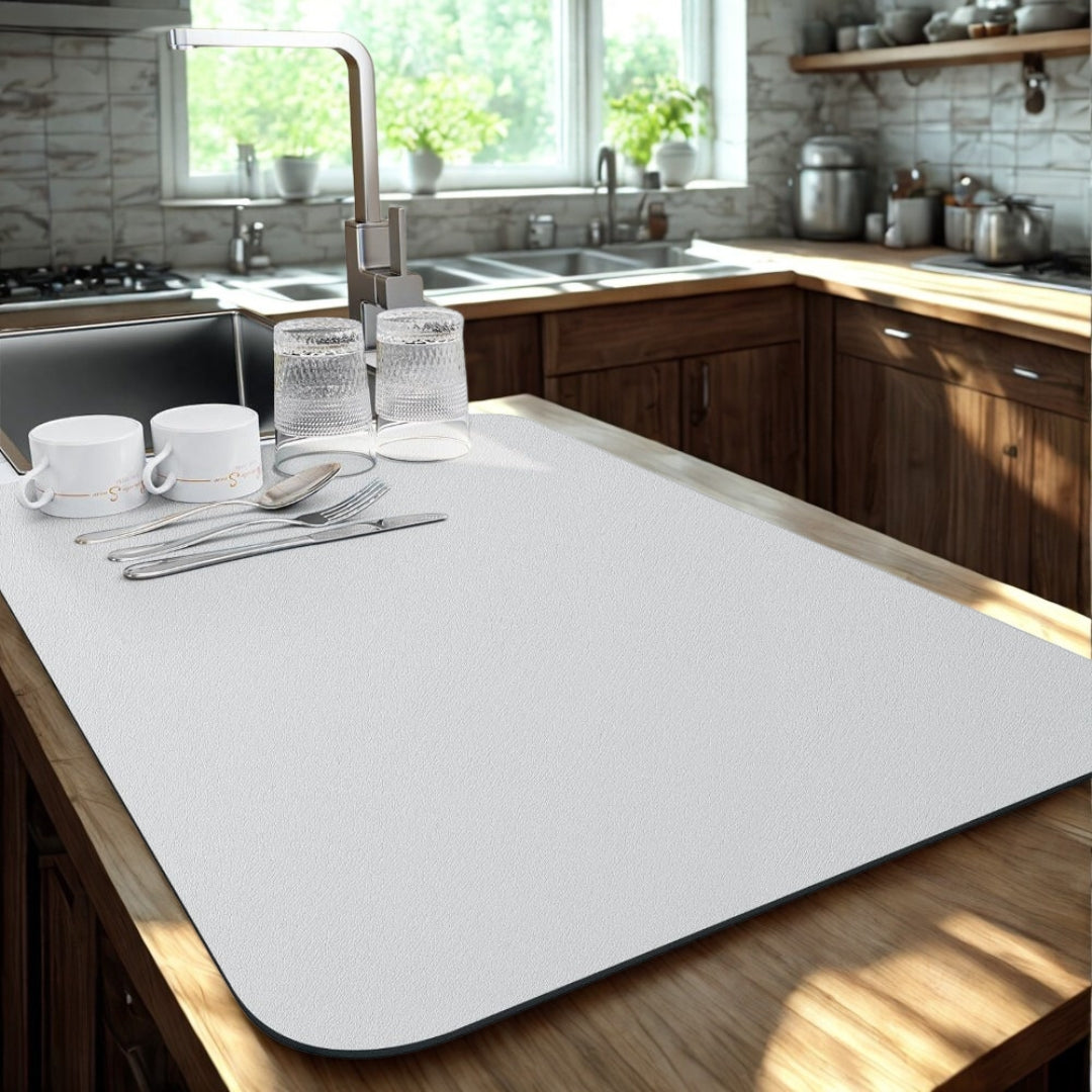Quick Dry Kitchen Dish Mat | Highly Absorbent