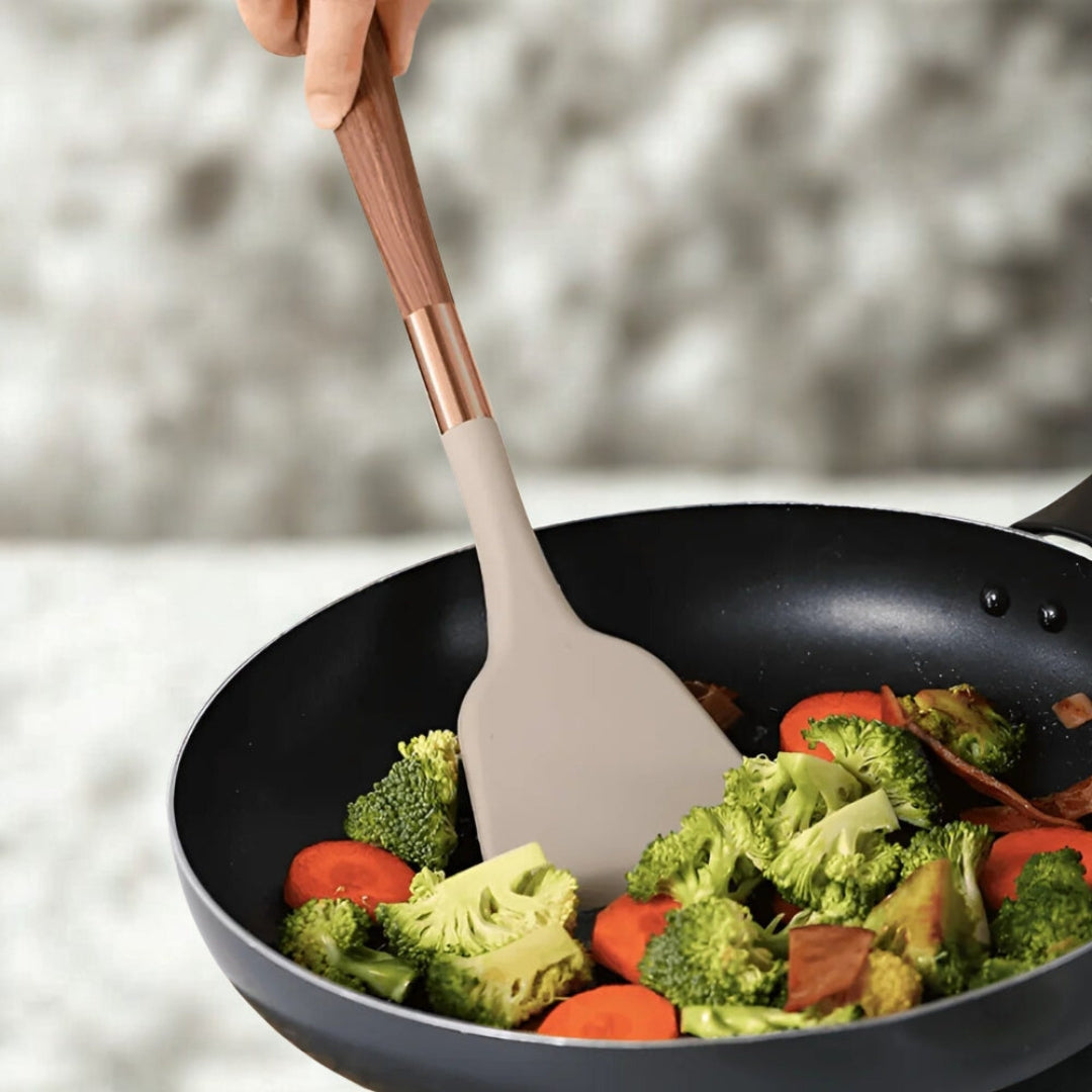 Luxe Silicone Cooking Utensils | 10 Pcs Set