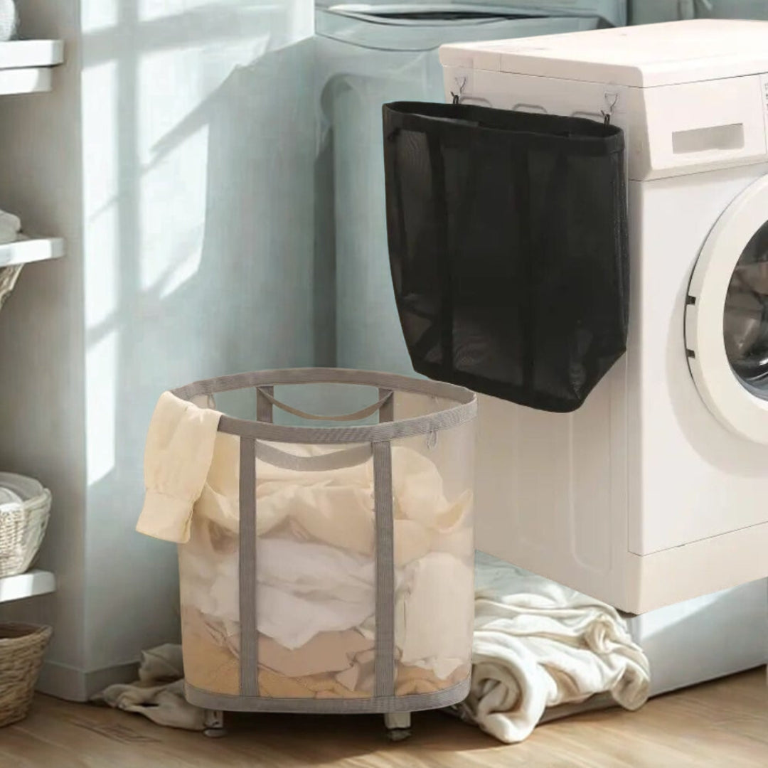Foldable Mesh Laundry Basket