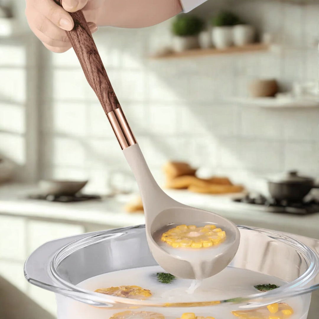 Luxe Silicone Cooking Utensils | 10 Pcs Set