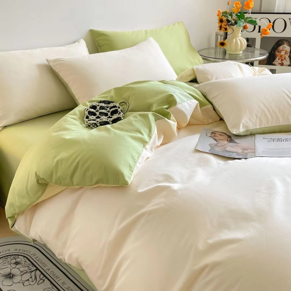 Lustova Cotton Quilt Cover | 3pcs Set