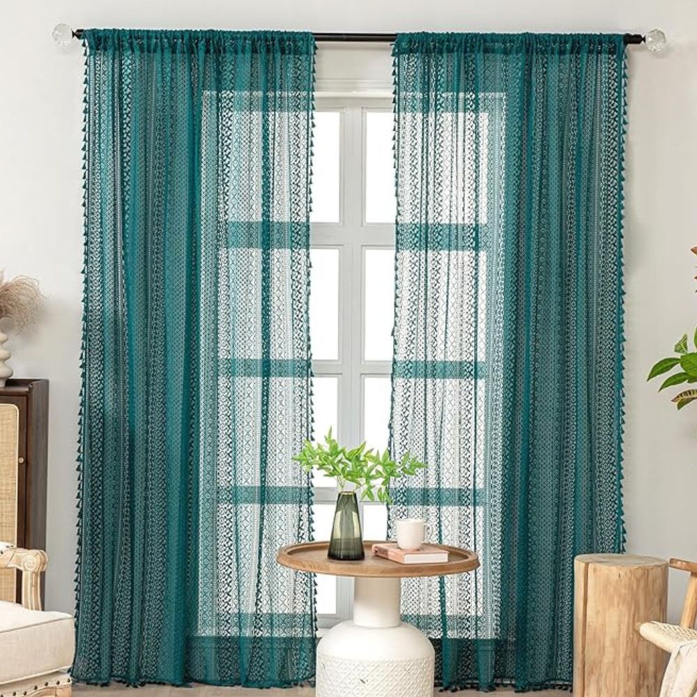 Luminé Crochet Tassel Curtain