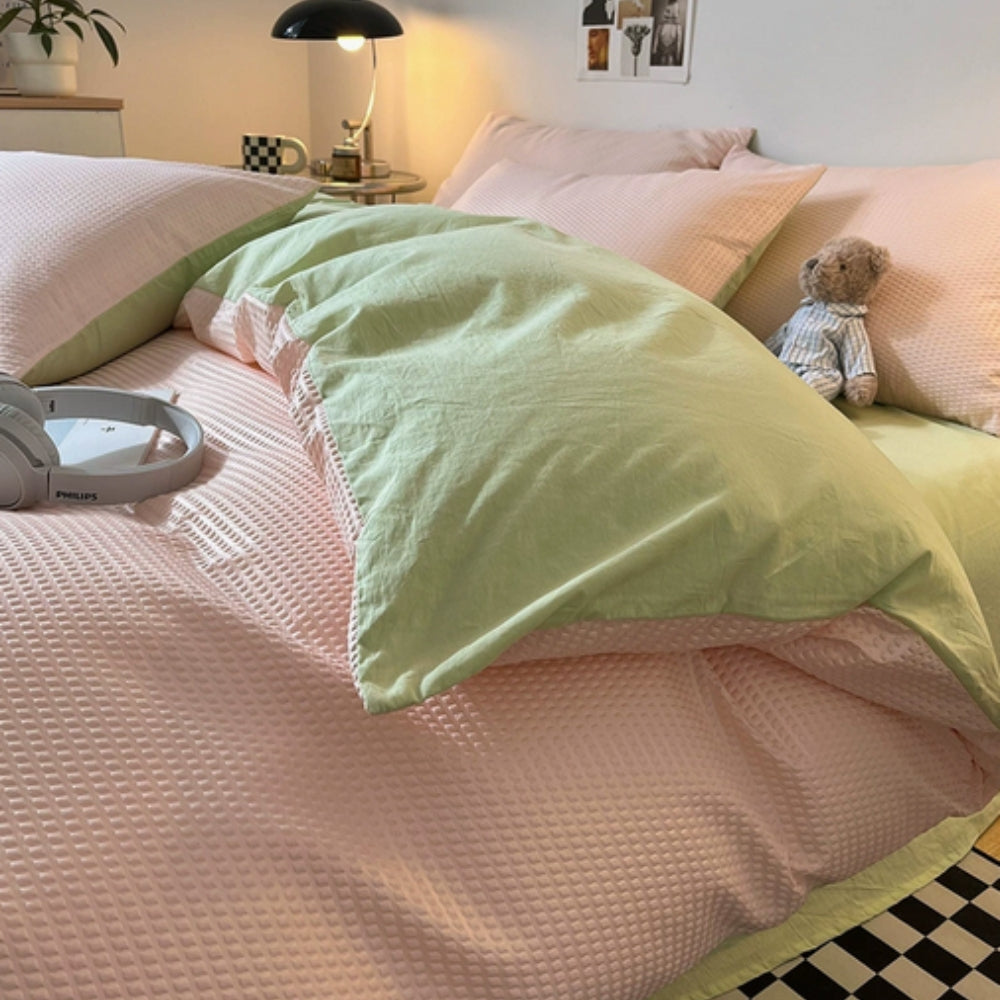Beaumont Ultra-Soft Waffle Quilt Set | 3pcs Set