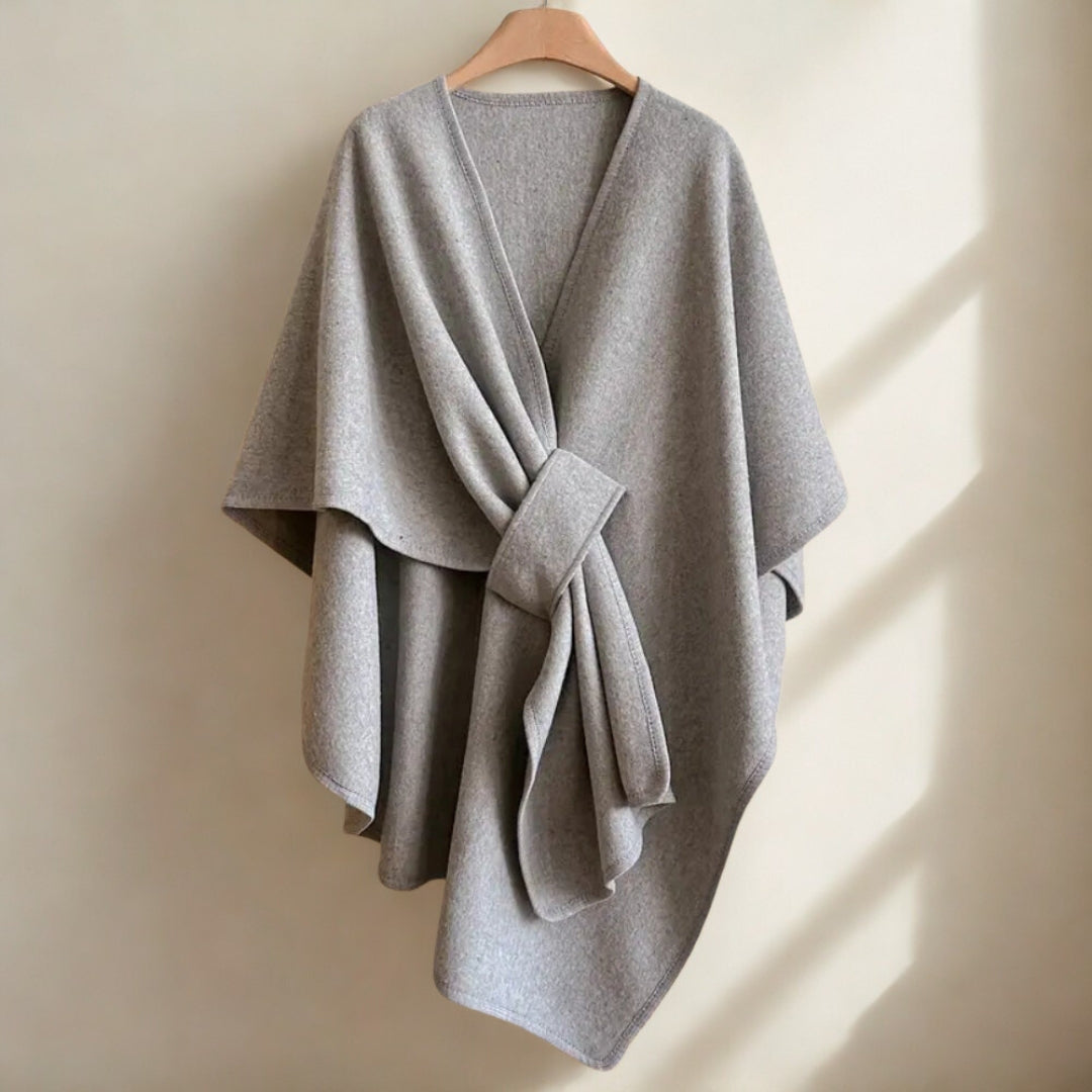 Luxurious Poncho Windproof Shawl Coat