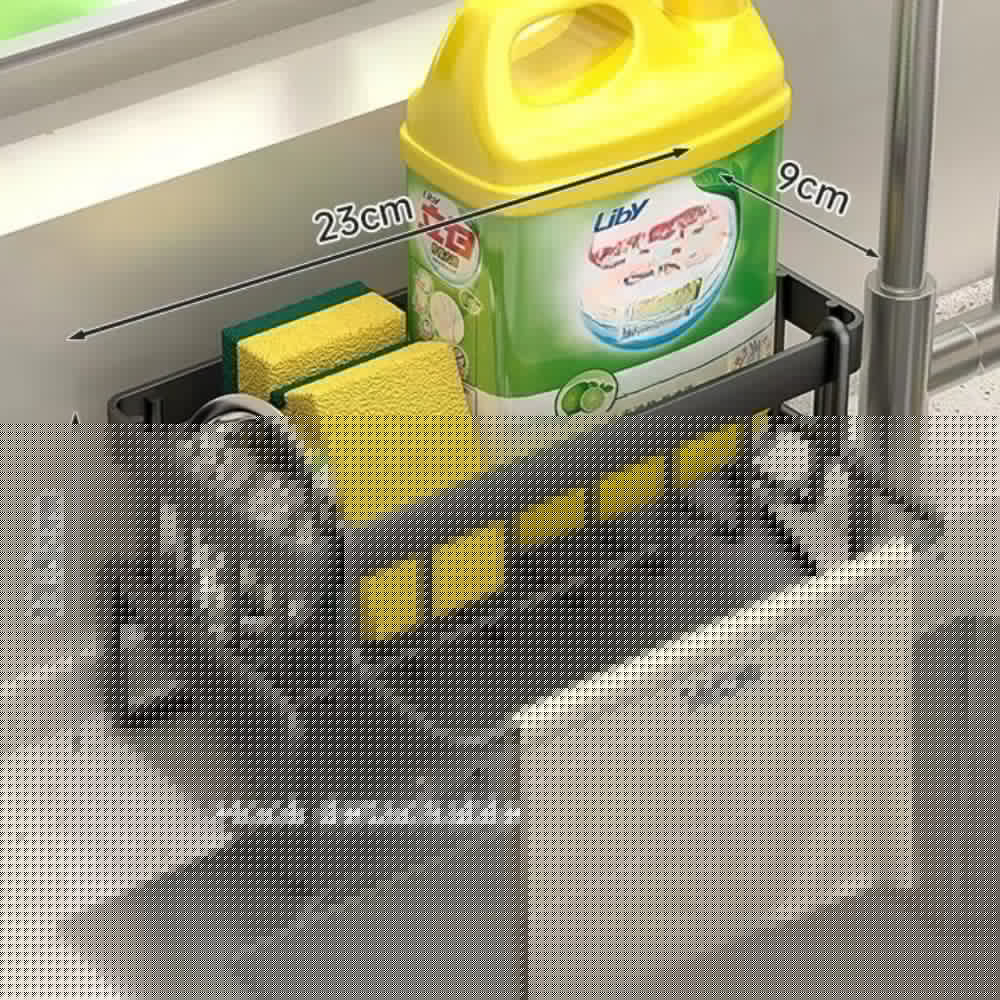 All-in-One Sponge Soap Cloth Self-Draining Rack