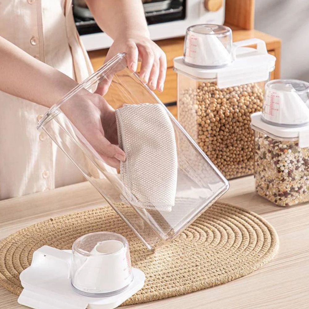 Clear Cereal and Grain Organiser