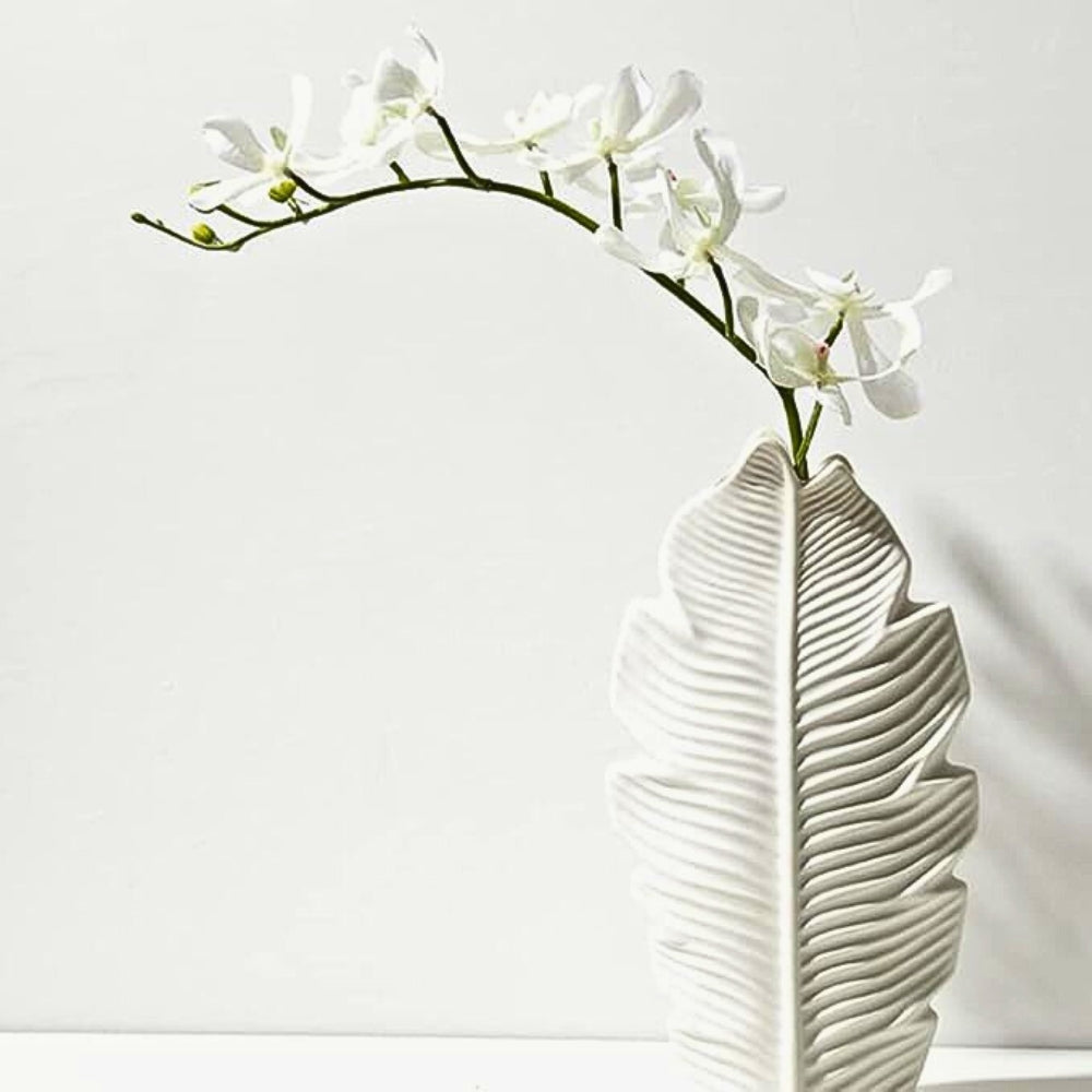 Leafline Ceramic Vase