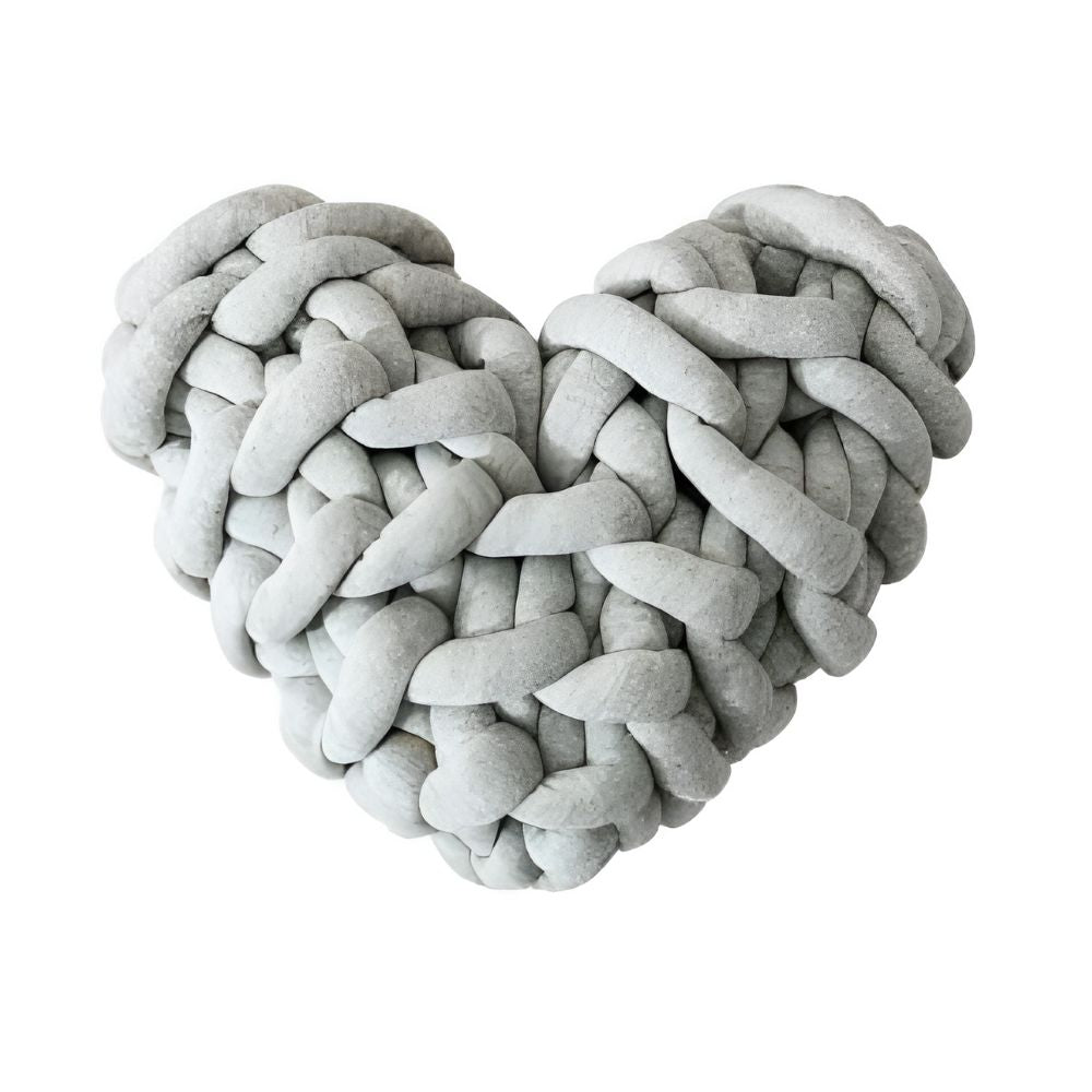 Plush Knotted Heart Shape Cushions