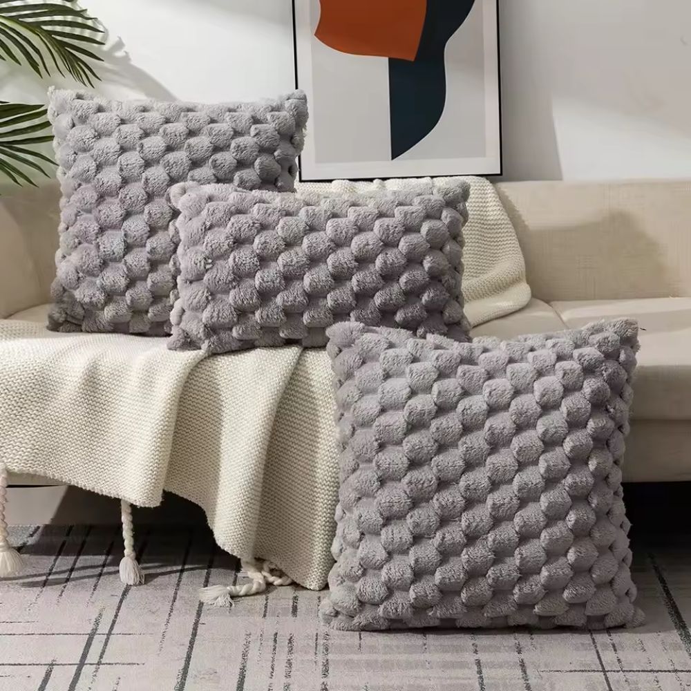 Plush Marshmallow Cushion Cover