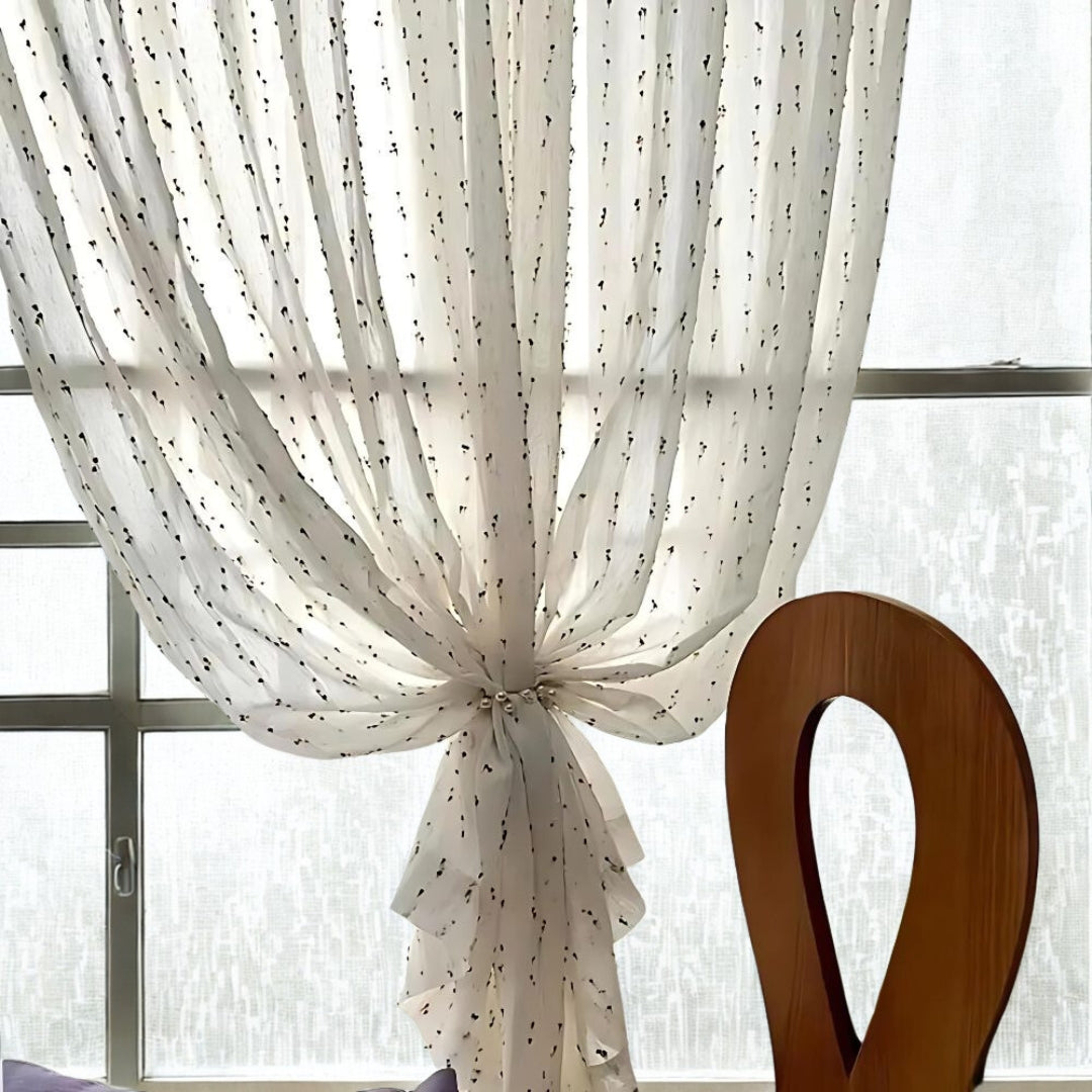 Sugar Bean Rainbow Tulle Curtain