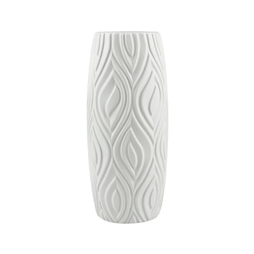 Sculpted Textured Leaf Vase