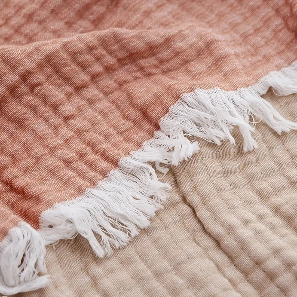 Soft Muslin Breathable Cotton Gauze Blanket