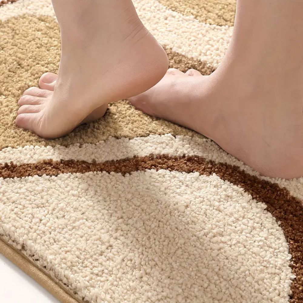 Soft Water Ripple Bath Mat