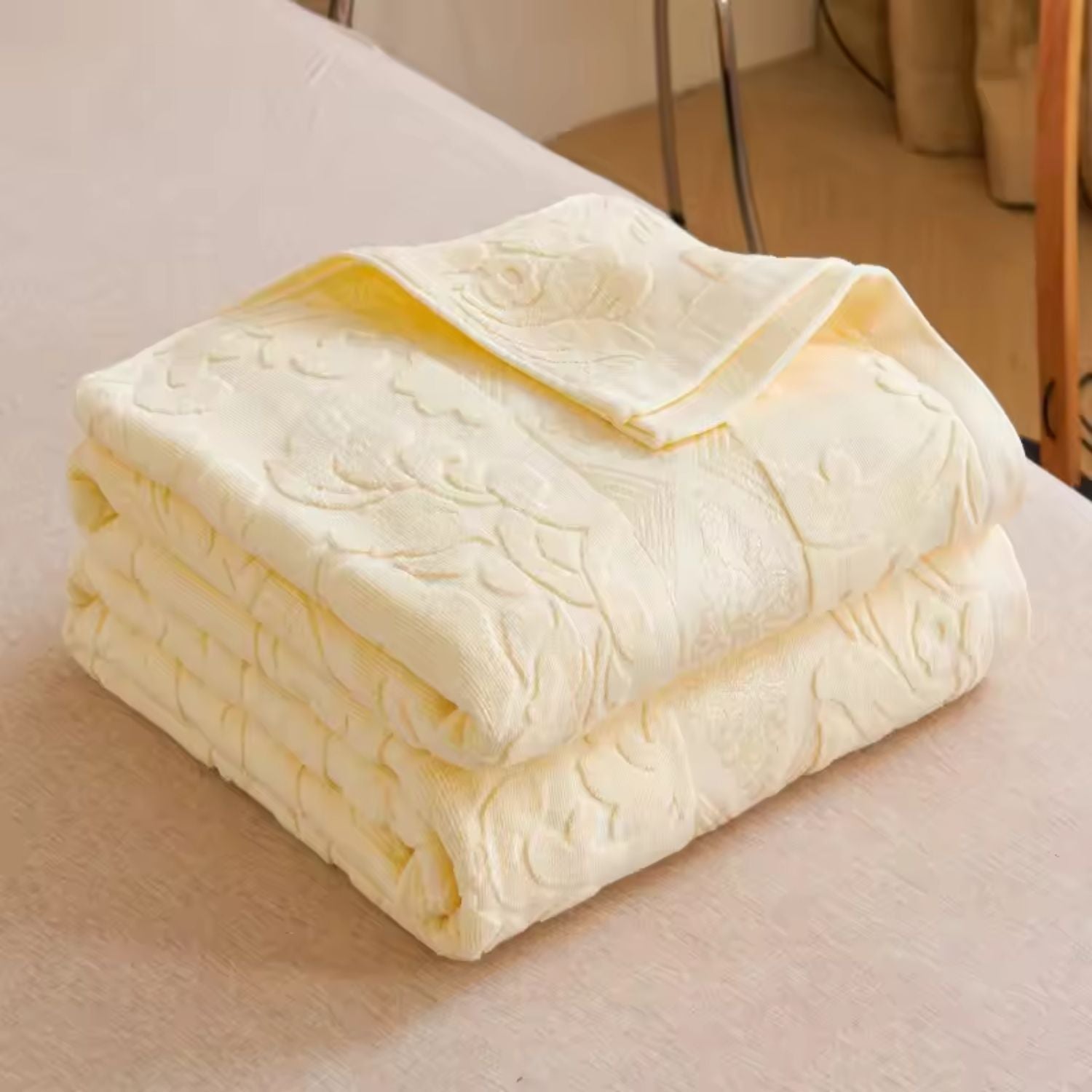 Velour Blossom Dream Throw Blanket