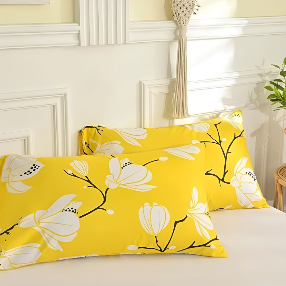 Yellow Blossom | 3pcs Quilt Cover Sets